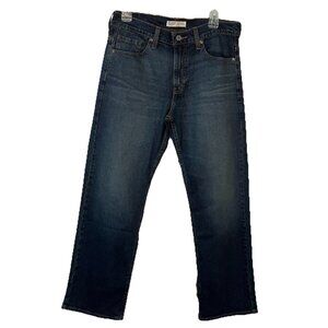Levi Strauss Signature Jeans Mens 30x30 Loose Straight Stretch‎ Denim